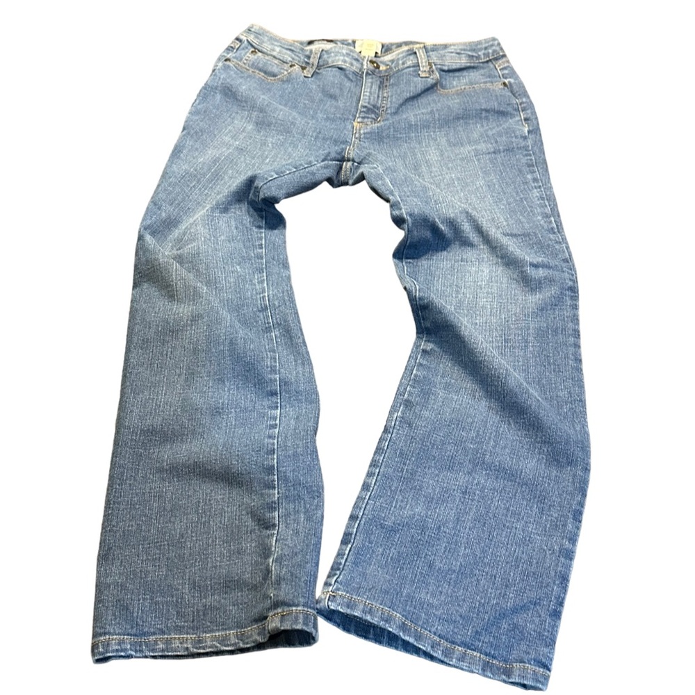 St Johns Bay Straight Leg Jeans Women's Size 12 short‎